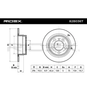 Disque de frein pour BMW- 34214031275, 34214031725, 34216764649, 34216769271, 34216855002 6769271