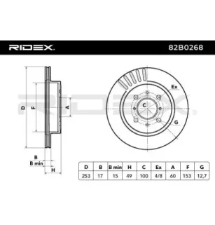 Disque de frein pour OPEL, SUZUKI- 5531184E00, 5531184E00000, 5531184E01, 5531184E01000, 5531186G02, 5531186G02000 5531186G02L00