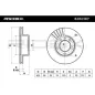 Disque de frein pour NISSAN, OPEL, RENAULT VAUXHALL- 9111038