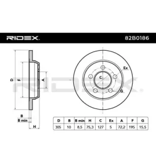 Disque de frein pour CHRYSLER, JEEP- 52098666 52098666AA