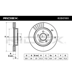 Disque de frein pour MERCEDES-BENZ- 1634210012, 1634210212, 1634210412, A1634210012, A1634210212 A1634210412