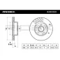 Disque de frein pour MAZDA (FAW), MERCEDES-BENZ- 0004211912, 2044210012, A0004211912, A000421191207 A2044210012