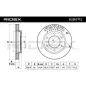 Disque de frein pour MITSUBISHI- 4615A061, MN116706, MR407116, MR407289 ZB403101