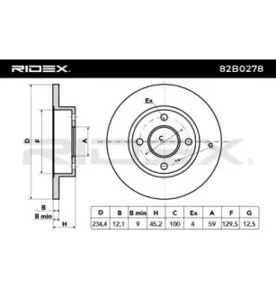 Disque de frein pour NISSAN SUZUKI- 402065F003