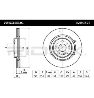 Disque de frein pour MERCEDES-BENZ- 1634210312, 1634210512, A1634210312 A1634210512