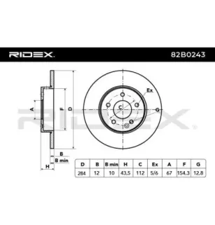 Disque de frein pour MERCEDES-BENZ- 2024210212, 202421021264, A2024210212 A202421021264