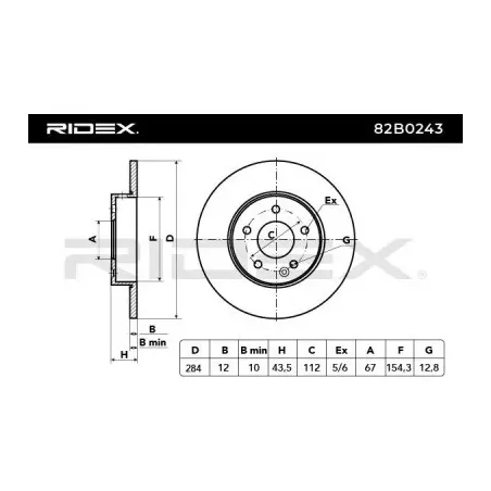 Disque de frein pour MERCEDES-BENZ- 2024210212, 202421021264, A2024210212 A202421021264