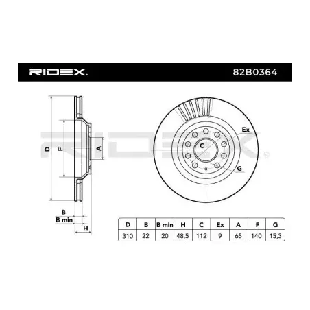 Disque de frein pour SEAT, SKODA, VAG, VW VW (SVW)- 3QD615601A