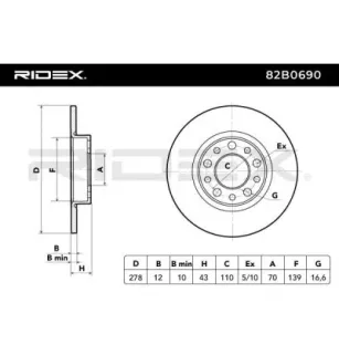 Disco de freio para ALFA ROMEO JEEP- 51963547
