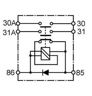 Coupe batteries bipolaire