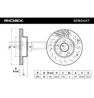 Bremsscheibe für MERCEDES-BENZ- 1974230112, 2044210912, 2044212812, 2044213612, 2304231912, A1974230112, A2044210912