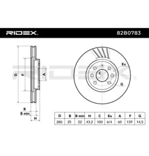 Disque de frein pour OPEL, VAUXHALL- 569067, 93175376, 93181113, 93197712 95526654