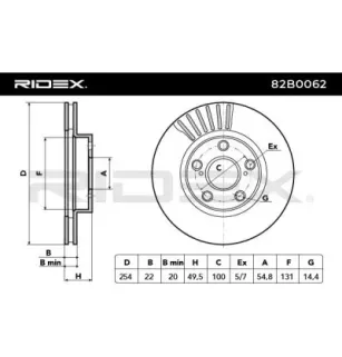 Disque de frein pour TOYOTA- 4351247030