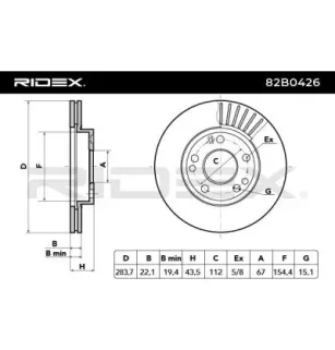 Disque de frein pour MERCEDES-BENZ- 1244211612, 1244212712, 124421161264, 1294210212