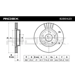 Disque de frein pour HONDA- 45251S7AN10, 45251SCAE00, 45251SMCN10, 45251SMCN11, 45251SNVH00, 45251TR0E00 45251TSET10