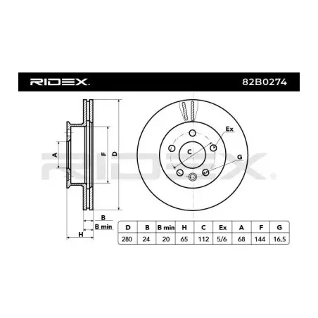 Disque de frein pour SEAT, SKODA, VW- 701615301A 701615301D