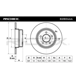 Disque de frein pour BMW- 1164911, 34211164911, 34216765458, 34216794299, 34216859678, 6765458, 6794299 6859678