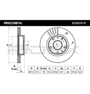 Disque de frein pour LAND ROVER- SDB000080 SDB101070