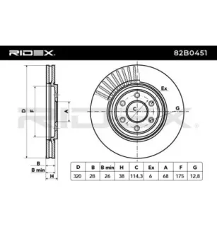 Disque de frein pour NISSAN- 402063X00B, 402065X00A, 402065X01A 40206EB320