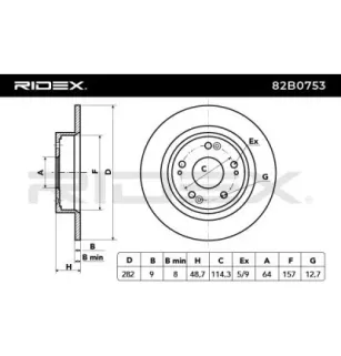 Disque de frein pour HONDA, HONDA (DONGFENG) HONDA (GAC)- 42510TB0W00