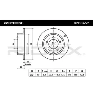 Disque de frein pour CHRYSLER DODGE- 5105515AA