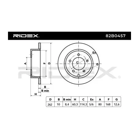 Disque de frein pour CHRYSLER DODGE- 5105515AA