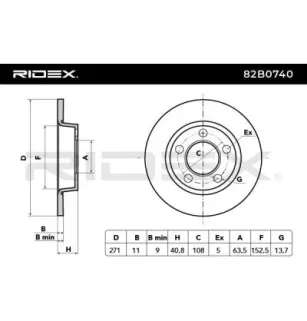 Disque de frein pour FORD, FORD (CHANGAN), FORD AUSTRALIA FORD USA- CV6Z2C026A