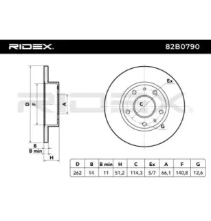 Disque de frein pour LAND ROVER- ANR4983 SDB100830