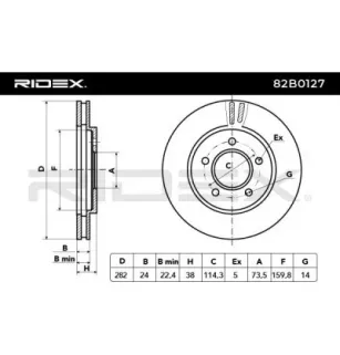 Disque de frein pour CHRYSLER PLYMOUTH- 4815797