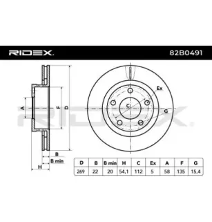 Disco de freno para VAG-4B3615601