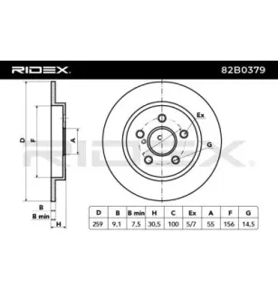 Disque de frein pour LEXUS, TOYOTA- 4243102200, 4243102250, 4243102280 4243112310