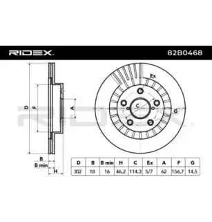Disque de frein pour TOYOTA- 4351242010 4351242020