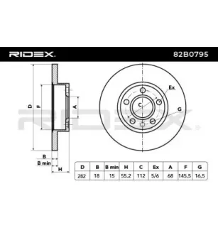 Disque de frein pour AUDI VW- 701615301G