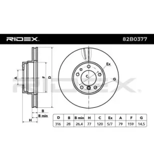 Bremsscheibe für BMW- 34111162093, 34116757752 34116757753