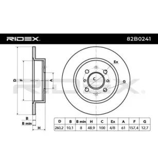 Disque de frein pour HONDA, MG ROVER- SDB000291