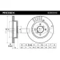 Disque de frein pour SUZUKI- 5531180G00, 5531180G00000, 5531180G01, 5531180G01000, 5531180G02