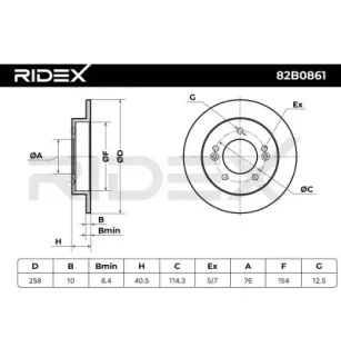 Disque de frein pour HYUNDAI KIA- 584111P300