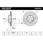 Disque de frein pour MERCEDES-BENZ- 2044212912, 2114211012, 2114211312, 2114211412, 2304210512