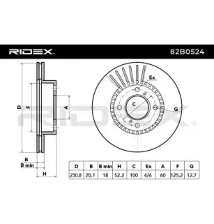 Disque de frein pour NISSAN, SUZUKI- 55311M68K00, 55311M68K10 55311M68K10000