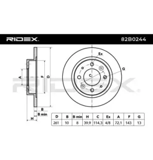 Bremsscheibe für KIA- 0K09AA26251, 0K09AA26251A, 0K09AA26251B, 0K09AA26251C, 0K9A226251, 0K9AA26251, 0K9AA26251A