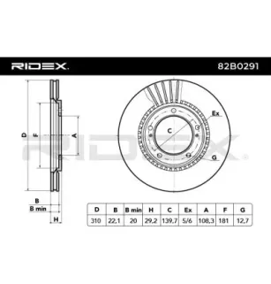 Disque de frein pour SUZUKI- 5521165D10, 5521165D10000, 5521165D11, 5521165D11000, 5521165D12
