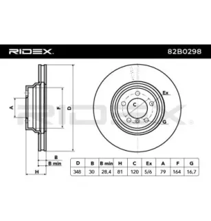 Disco de freio para BMW ROVER-D1485