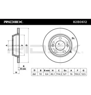 Disque de frein pour HYUNDAI, KIA- 58411A6300 S584113X300