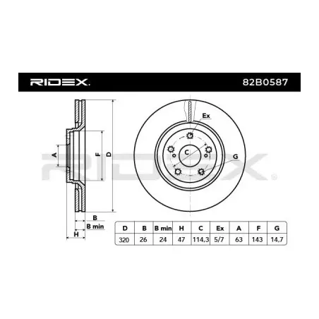 Disque de frein pour TOYOTA- 4351205090