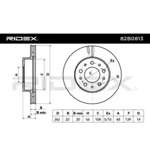 Disque de frein pour VOLVO- 1359906 13599063