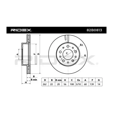 Disque de frein pour VOLVO- 1359906 13599063