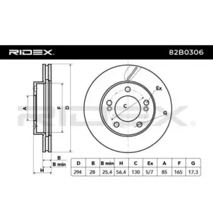 Disque de frein pour ROEWE (SAIC), SSANGYONG- 4144109000, 4144109100, 4144109110, 4144109111 4144109112