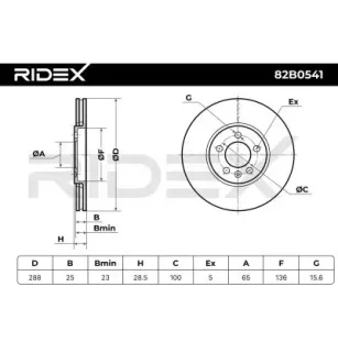 Disque de frein pour SEAT, SKODA, VW- 3A0615301, 3A0615301A, 3AO615301, 3AO615301A