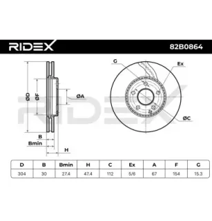 Disque de frein pour MERCEDES-BENZ- 2114211212, A2114211212