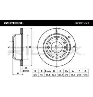 Disque de frein pour HYUNDAI- 584114H300